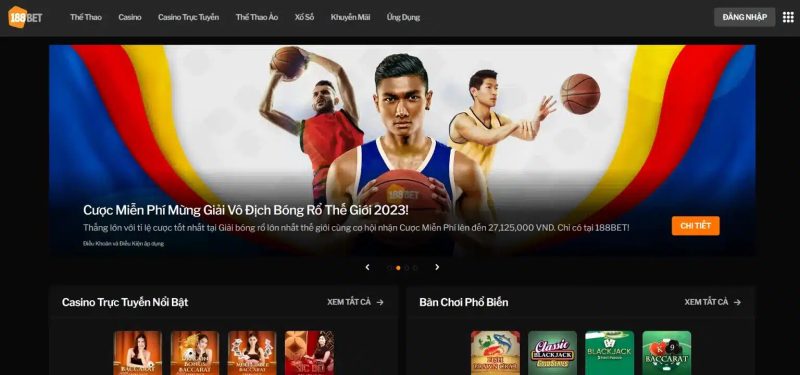 cách đăng nhập 188bet trên điện thoại và máy tính